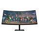 HP 34" LED - OMEN 34c Pantalla PC UltraWide WQHD - 3440 x 1440 píxeles - 1 ms (gris a gris) - 21/9 - Panel VA curvo - 165 Hz - DisplayHDR 400 - FreeSync Premium - HDMI/DisplayPort - Ajuste de altura - Negro