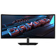 Gigabyte 34" LED - G34WQC2 Ecran PC UltraWide WQHD - 3440 x 1440 pixels - 1 ms (gris à gris) - 21/9 - Dalle VA incurvée - DisplayHDR 400 - 200 Hz - FreeSync Premium - HDMI/DisplayPort - Réglage en hauteur - Haut-parleurs - Noir