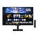 Samsung 27" LED - Smart Monitor M5 S27FM500EU Ecran Full HD 1080p - 1920 x 1080 pixels - 5 ms (gris à gris) - 16/9 - Dalle IPS - HDR10 - Wi-Fi/Bluetooth - Tizen OS - HDMI - Hub USB - Haut-parleurs 10 W - Télécommande - Noir