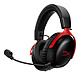HyperX Cloud III S Wireless (black/red) Closed gaming headset - wireless - Bluetooth/RF 2.4 GHz - DTS Headphone:X spatial sound - Electret condenser microphone - compatible with PC/PlayStation/Switch/Mobile devices