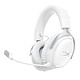 HyperX Cloud III S Wireless (blanc) Casque gaming fermé - sans fil - Bluetooth/RF 2.4 GHz - son spatial DTS Headphone:X - micro à condensateur Electret - compatible PC/PlayStation/Switch/Mobiles
