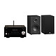 Advance Paris MyConnect 60 Noir + Triangle Elara LN01 Noir Système tout-en-un CD/FM/DAB+ - Wi-Fi/Bluetooth/Ethernet - AirPlay - Multiroom - USB - 3 entrées numériques - 3 entrées analogiques (sans haut-parleurs) + Enceinte bibliothèque compacte 50 W Bass-Reflex (par paire)
