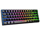 The G-Lab Keyz Hydrogen Wireless (Noir) Clavier gaming sans fil - format compact TKL - RF 2.4 GHz - interrupteurs à membrane - rétroéclairage RGB - compatible PC, PS4 - AZERTY, Français