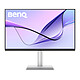 BenQ 31.5" LED - MA320UP Ecran PC 4K - 3840 x 2160 pixels - 5 ms (gris à gris) - Format 16/9 - Dalle IPS - VESA DisplayHDR 600 - HDMI/USB-C - Pivot - Haut-parleurs - Argent