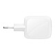 Acheter Belkin BoostCharge Pro Chargeur secteur GaN deux ports USB-C (67 W) avec câble USB-C (Blanc)