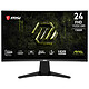 MSI 23.6" LED - MAG 245C X24 Full HD 1080p PC monitor - 1920 x 1080 pixels - 1 ms (grey to grey) - 16:9 - Curved VA panel - 240 Hz - HDR - FreeSync Premium - DisplayPort/HDMI - Black