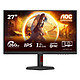 AOC 27" LED - 27G4ZR Ecran PC Full HD 1080p - 1920 x 1080 pixels - 1 ms (gris à gris) - 16/9 - Dalle Fast IPS - 240 Hz (260 Hz OC) - HDR10 - Adaptive Sync / G-SYNC Compatible - DisplayPort/HDMI - Pivot - Noir