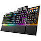 be quiet! Dark Mount Silent Tactile Clavier gaming - USB - interrupteurs mécaniques (Switches Silent Tactile) - module multimédia - pavé numérique amovible - rétroéclairage RGB - AZERTY, Français