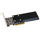 Sonnet M.2 2x4 Low-profile PCIe Card Carte contrôleur PCI-Express 3.0 x8 avec 2 emplacements SSD M.2 PCIe 2280