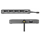 Avis StarTech.com Adaptateur USB-C vers 4x DisplayPort 4K 60Hz + 1x port USB-A 2.0 + 1x port USB-C Power Delivery 140W