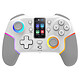 Mars Gaming MGP-V3 (Blanc) - Manette sans fil - Filaire/RF2.4 GHz/Bluetooth 5.0 - écran LCD - joysticks et gâchettes à effet Hall - compatible PC, Android, iOS, Switch