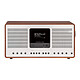 Revo SuperConnect Stereo Noyer/Argent Radio FM/DAB+/Internet - 2 x 15 W - WiFi/Bluetooth - Ecran OLED 2.7" - AUX 3.5 mm - Compatible DLNA