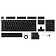 ASUS ROG PBT Keycap Set Lot de touches de remplacement - touches en PBT - touches anglaises