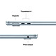 Acheter Apple MacBook Air M5 13 pouces (2026) Bleu Ciel 32 Go/2 To (MDHJ4FN/A-32GB-2TB)