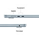 Acheter Apple MacBook Air M5 15 pouces (2026) Bleu Ciel 24 Go/2 To (MDVT4FN/A-24GB-2TB)