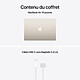 Apple MacBook Air M5 15 pouces (2026) Lumière Stellaire 24 Go/512 Go (MDVD4FN/A-24GB) pas cher