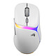 Glorious Model D3 Wireless (Blanc) Souris gaming sans fil - Bluetooth/RF 2.4 GHz/Filaire - droitier - capteur optique de 30000 dpi - 6 boutons - rétroéclairage RGB