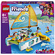 LEGO Friends 42664 L'Avventura in Barca Giocattolo da costruzione - barca con vela mobile, 4 mini bambole, 2 figurine di delfini & accessori divertenti - regalo originale per bambina da 8 anni in su