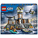 LEGO City 60419 La Prison de la Police en Haute Mer  Jouet avec Hélicoptère et Bateau, Minifigurines de Policier et Figurines d'Animaux, Cadeau d'Anniversaire pour Garçons et Filles Dès 7 Ans