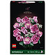 LEGO Botanicals 10374 Bouquet de Roses Roses Set de Construction pour Adulte - 12 Fleurs Artificielles & 4 Brins de Gypsophile pour Décoration Intérieure - Idée de Cadeau DIY pour Femme ou Homme