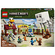 LEGO Minecraft 21273 Los Ghasts atacan la aldea Juguete - Casa de Steve, 4 Minifiguras, Figura de Gólem de Hierro y Función Explosión de Fuente - Regalo para Fan, Niño o Niña 10 años
