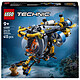 LEGO Technic 42201 Le sous marin de recherche en haute mer Jouet de construction pour garçon et fille dès 9 ans avec cockpit et hélices - Jeu créatif et cadeau pour enfants passionnés de science