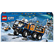 LEGO City 60471 Le Camion Scientifique des Explorateurs en Arctique Jouet Véhicule d'Exploration avec Direction & Suspension - Motoneige, 5 Minifigurines & 3 Figurines de Loups - Cadeau Garçon 8 ans