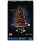 LEGO Harry Potter 76429 Le Choixpeau Magique qui Parle 31 Sons Aléatoires, Modèle à Construire, Idée de Cadeau pour Adultes et Fans des Apprentis Sorciers et du Château de Poudlard