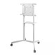 Neomounts NS-M1250WHITE Blanc Meuble support mobile pour fixation d'écran 37 à 70" avec étagère