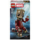 LEGO Marvel 76341 Groot en Tenue de Ravageur Figurine - Jouet Collector de Super-Héros - Jolie Décoration pour Chambre ou Bureau - Cadeau d'Anniversaire pour Garçon ou Fans dès 10 ans