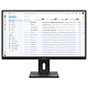 Lenovo 27" LED - ThinkVision E27-40 Ecran PC Full HD 1080p - 1920 x 1080 pixels - 6 ms (gris à gris) - 16/9 - Dalle IPS - 100 Hz - HDMI/DisplayPort/VGA - Pivot - Haut-parleurs - Noir