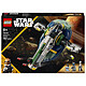 LEGO Star Wars 75433 L'Attaque des Clones Le Vaisseau de Jango Fett Jouet de Construction avec Ailes Rotatives & 3 Minifigurines dont Boba Fett - Décoration - Cadeau pour Garçon ou Fan dès 9 ans