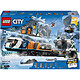 LEGO City 60470 The Arctic Explorers' Express Train Remote-Controlled Locomotive - Snowplow, 22 Tracks & 6 Minifigures - Rockfall Function - Gift for Boy or Girl from Age 7