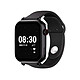 SaveFamily SaveWatch Plus GPS Enfant - Noir / Black is Black Montre connectée pour enfant - GPS temps réel - Apps sécurisées - Écran tactile - bracelet en silicone