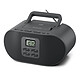 Muse M-33 BT Radio portable avec lecteur CD, tuner FM, Bluetooth, port USB, entrée AUX 3.5 mm
