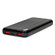 Nedis Power Bank 10.000 mAh Batterie externe 10 000 mAh - 2 ports USB-A + 1 port USB-C - Compatible charge rapide Power Delivery 20W & Quick Charge 18W - Afficheur LED