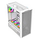 Thermaltake S380 TG ARGB (Blanc) Boitier Moyen Tour avec panneau latéral en verre trempé et ventilateurs ARGB