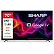 Sharp 70HP5265E Téléviseur QLED 4K 70" (177 cm) - Dolby Vision/HDR10 - Wi-Fi/Bluetooth - Google TV - Google Cast - 4x HDMI 2.1 - ALLM - Son 2.0 24W Dolby Atmos