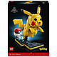 LEGO Pokémon 72152 Pikachu et Poké Ball Set de Construction Adulte - Maquette de Figurine Anime Articulée & Présentoir Dynamique - Décoration Chambre ou Bureau DIY - Idée de Cadeau Gaming Collector