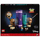 LEGO Disney Pixar 43301 Serre-Livres Zigzag de Toy Story Set de Construction pour Adulte - Décoration Book Nook pour Étagère - Minifigurine de Woody & Figurine du Chien - Cadeau pour Fans