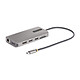 Avis StarTech.com Adaptateur multiport AV USB-C avec Display Port et HDMI 4K - Hub USB 4 ports, Lecteur de carte SD et PD