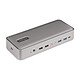 StarTech.com USB-C KVM Docking Station (129UE) 4K docking station with KVM Dock and Power Delivery 90 W / 45 W (DisplayPort, Audio, Gigabit Ethernet, 2x USB 2.0, 1x USB-C 3.1, 2x USB-A 3.1) - Windows, macOS, Chrome OS
