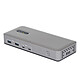 StarTech.com Station Accueil USB-C 3.1 Double Ecran DisplayPort 4K 60 Hz - RJ45 - Hub 4x USB-A + 3x USB-C et Power Delivery 100W Station d'accueil double écran 4K / DisplayPort 1.2 / RJ45 / USB 3.1 avec Power Delivery 100 W