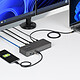 StarTech.com Station Accueil USB-C 3.1 Double Ecran DisplayPort 4K 60 Hz - RJ45 - Hub 4x USB-A + 3x USB-C et Power Delivery 100W pas cher