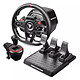 Thrustmaster T248R Shifter Pack Ensemble volant + pédalier 3 pédales - système Hyrbid Drive - 25 boutons d'action - palettes et pédalier magnétiques - boite de vitesses TH8S - compatible PC et PlayStation