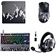 Razer Niko Pro Gaming Bundle Pack Gaming Razer Niko Edition - Souris DeathAdder v4 Pro + Clavier Huntsman v3 Pro TKL + Casque BlackShark V3 Pro + Tapis Gigantus v2 Pro