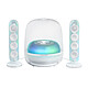 Harman Kardon SoundSticks 5 Wi-Fi Bianco Speaker wireless 2.1 con cupola trasparente e gioco di luce - 190 Watts RMS - Wi-Fi - Bluetooth 6.0