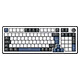 The G-Lab Keyz Elite 400 HE Magnétique (Blanc/Noir) Clavier gaming - format 96% - filaire - switchs magnétiques Hall Effect hot swappable - rétroéclairage RGB - AZERTY, Français