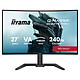 iiyama 27" LED - G-Master GCB2784HSU-B1 Red Eagle Ecran PC Full HD 1080p - 1920 x 1080 pixels - 0.7 ms (MPRT) - Format 16/9 - Dalle VA incurvée - 240 Hz - FreeSync Premium - HDMI/DisplayPort - Pivot - Hub USB - Noir