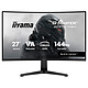 iiyama 27" LED - G-Master GC2781HSU-B1 Black Hawk Full HD 1080p PC monitor - 1920 x 1080 pixels - 1 ms (MPRT) - 16/9 - Curved VA panel - 144 Hz - FreeSync - HDMI/DisplayPort - Speakers - USB hub - Black